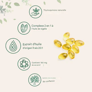 Oregano Oil and Black Seed Oil Extract Tablets