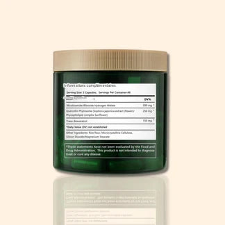 NAD+ Supplement with Resveratrol & Quercetin